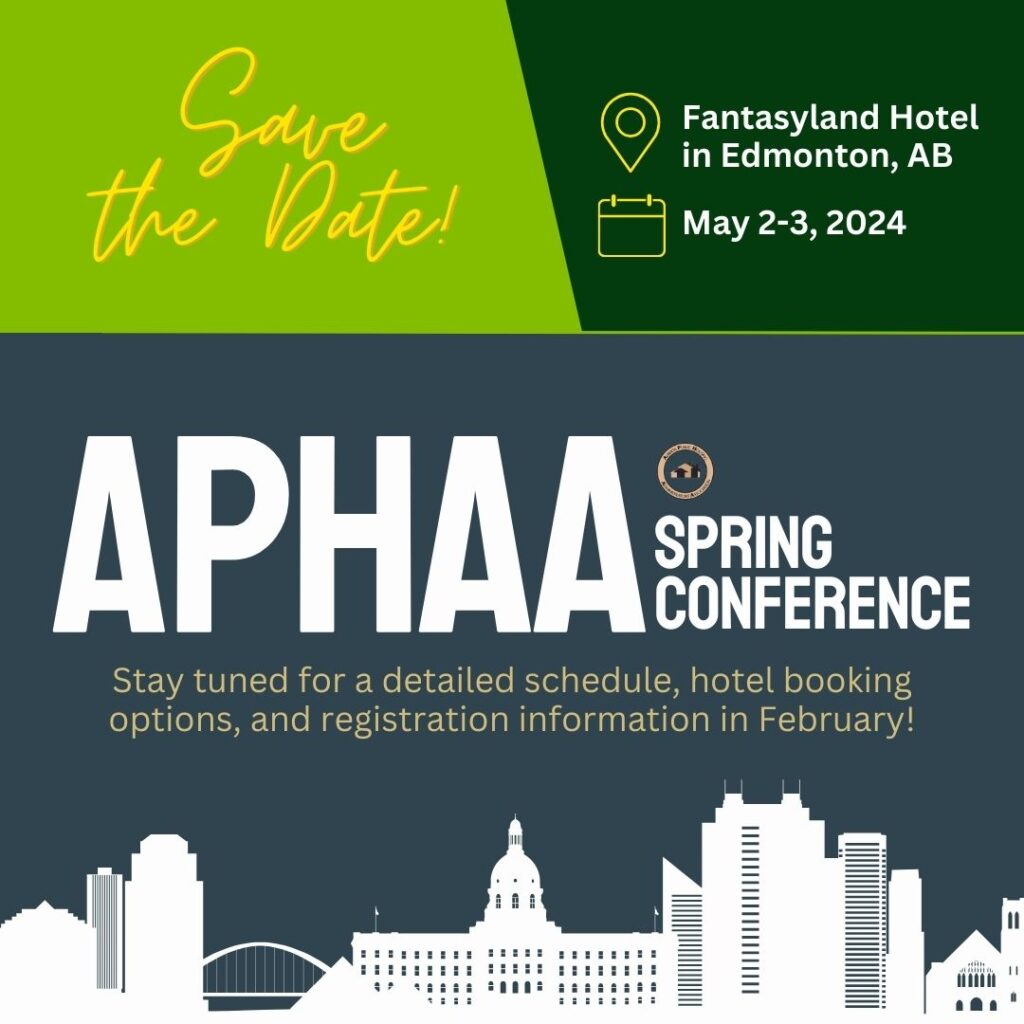 APHAA 2024 Spring Conference Alberta Public Housing Administrators