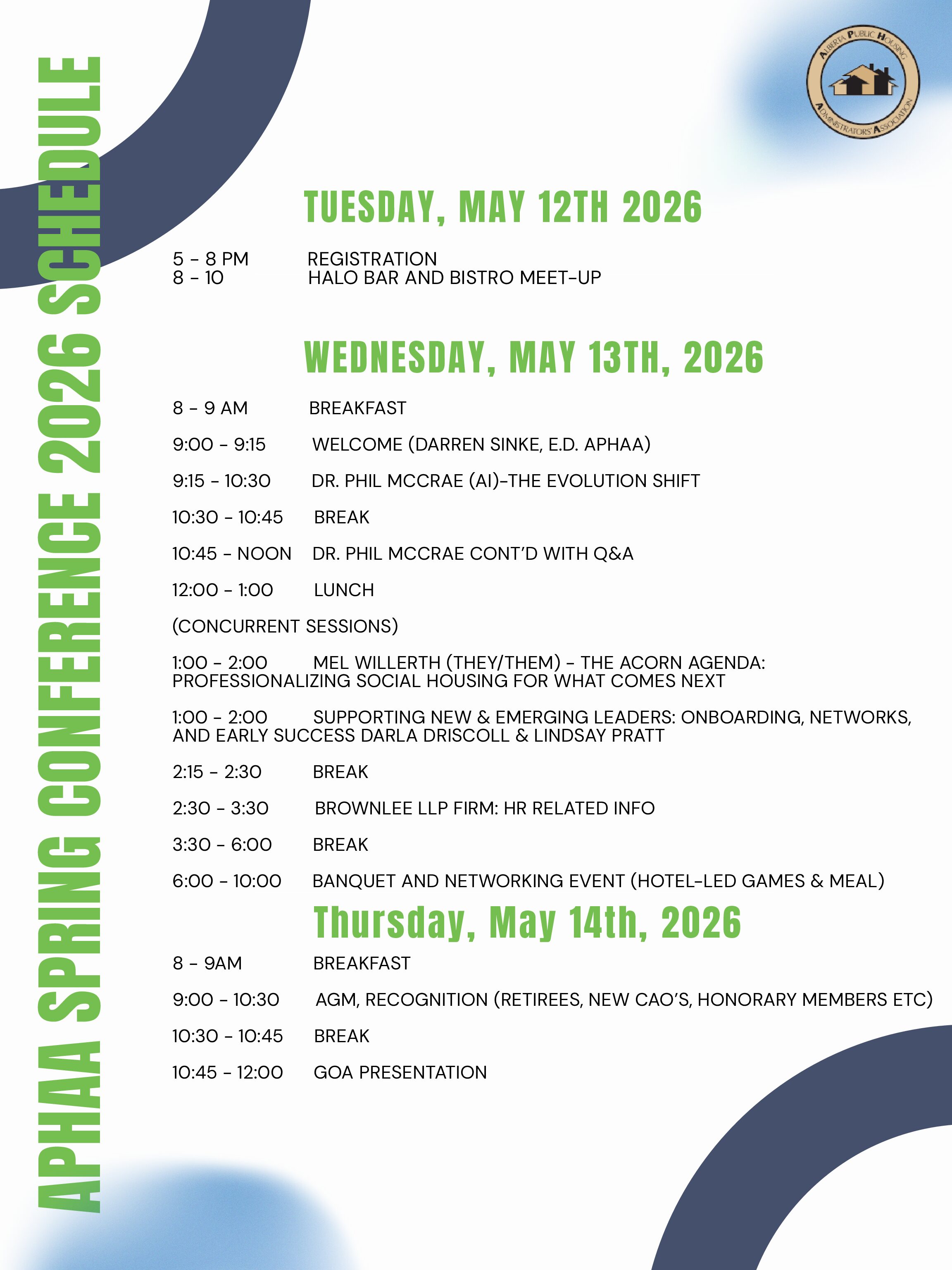 APHAA 2026 Spring Conference